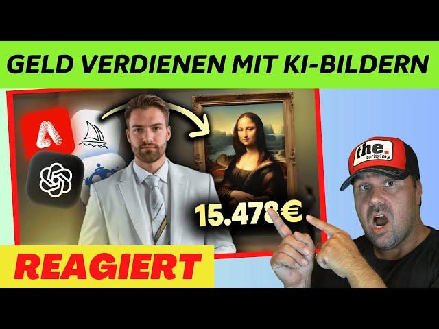 GELD verdienen mit KI-BILDERN: Midjourney, DALLE, Firefly & Freepik (Freepik) | Michael reagiert