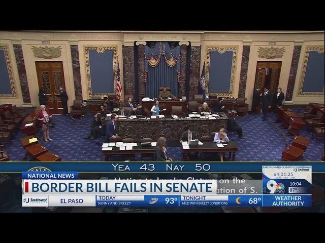 Border security bill failed to pass Senate