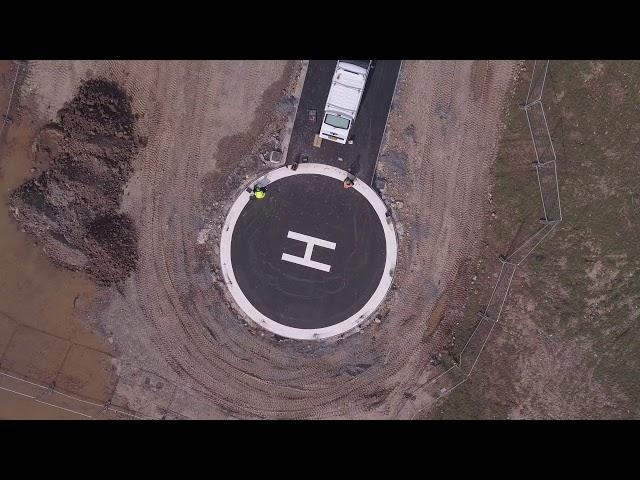 Helipad construction - start to finish