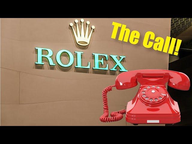 My Rolex "Got the Call" Story