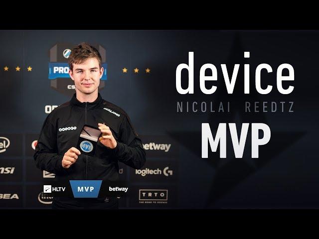device - HLTV MVP by betway of ESL Pro League Season 8 Finals