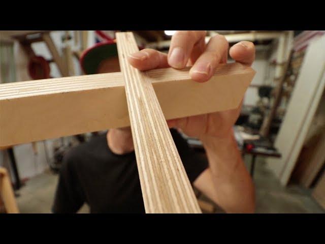 Making simple plywood shelves - How to cut accurate lap joints