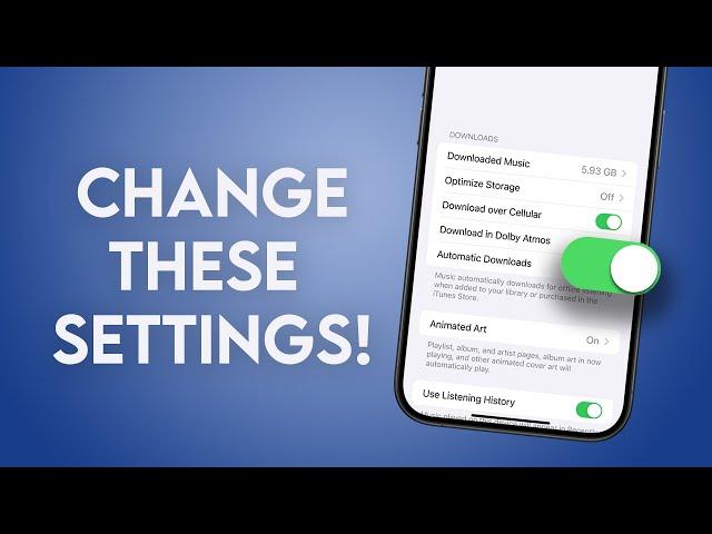 The Correct iPhone Settings for the BEST Experience!