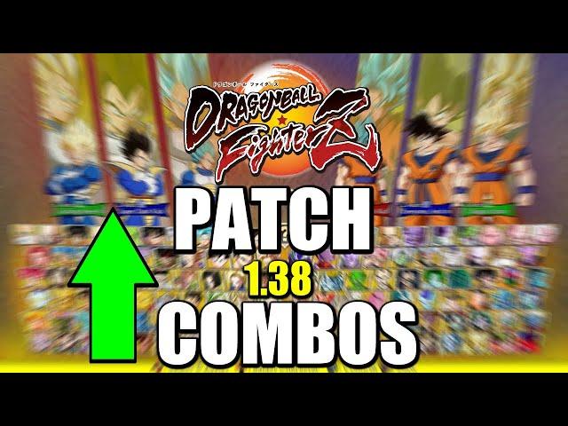 ALL the new COMBOS from the DBFZ PATCH