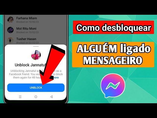 Como desbloquear alguém no Facebook Como desbloquear pessoas no