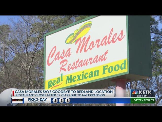 END OF AN ERA: Casa Morales to close Redland restaurant after 35 years