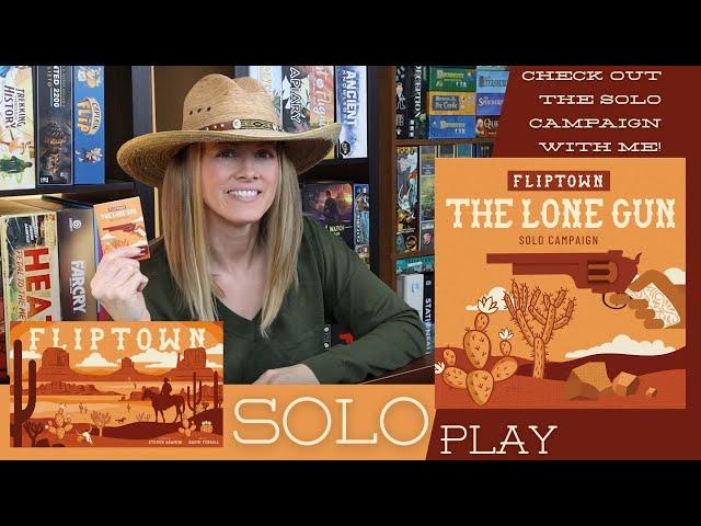 Overview of THE LONE GUN | A Fliptown Solitaire Campaign | I Review This Solo Game