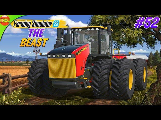 Beast Tractor of Fs23 is Busy on it First Day! Versatile 4WD | Farming Simulator 23 #52