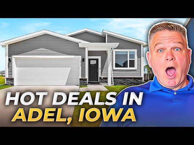 4 New Construction Homes In ADEL IOWA: Real Estate Tour | Living In Adel IA | Des Moines IA Realtor