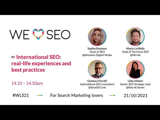 [Panel Discussion] International SEO: real-life experiences and best practices