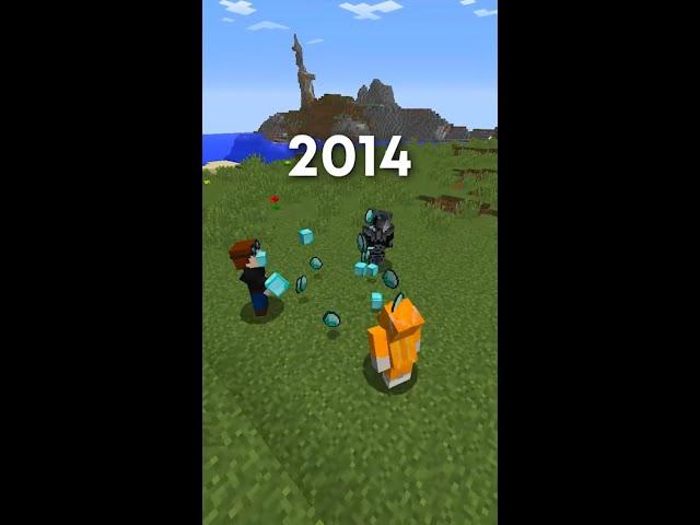 NEW vs OLD Minecraft... (Nostalgia) #shorts