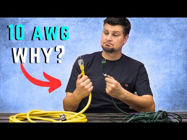 Stop Using the WRONG Extension Cord // How to Choose The Right Size