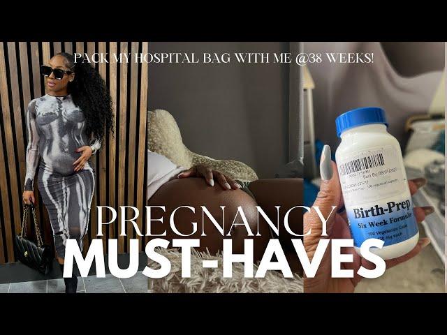 PREGNANCY MUST HAVES IN 2024! PACK MY HOSPITAL BAG WITH ME! ITEMS TO GET AS A FIRST TIME MOM!