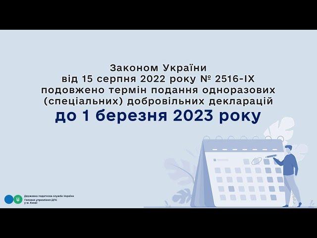 Термін подання добровільної декларації подовжено