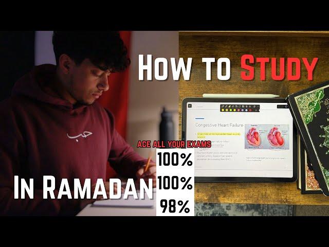 How to Study in Ramadan (from a college graduate) | Top 7 Tips!