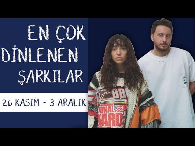 En Çok Dinlenen Şarkılar  (26 KASIM - 3 ARALIK 2020 ) - ŞAFAK KARAMAN