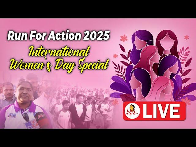 LIVE: Run For Action 2025 - International Women's Day | Women Safety Wing | Women's Day Special