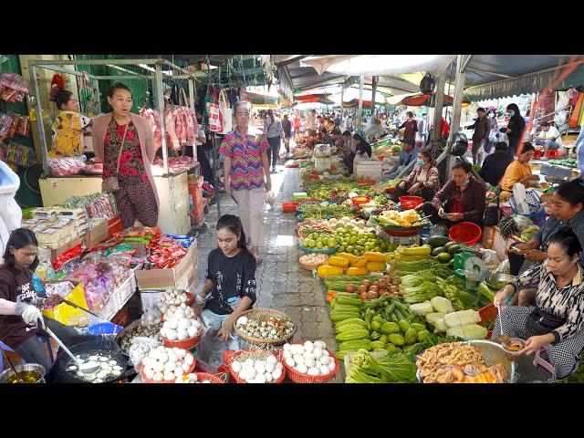 Coconut Rice Cakes, Quail Eggs, Pak Lov, & More - Cambodia Food Vlog