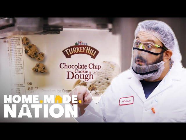 The Secret Behind Turkey Hill's Cookie Dough Ice Cream (S18) | Modern Marvels | Home.Made.Nation