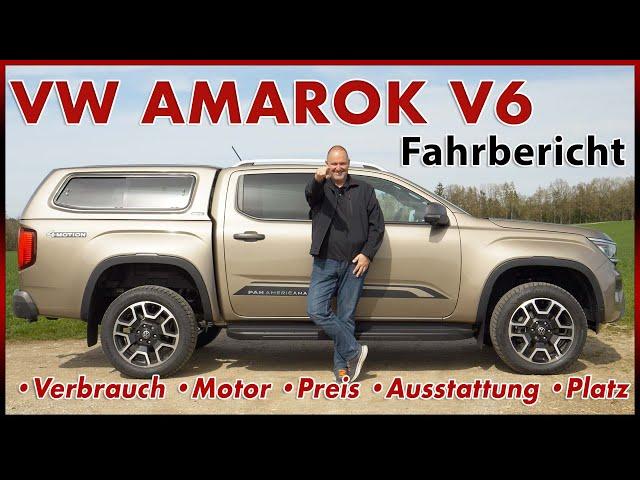 VW Amarok 3.0 l V6 PanAmericana - Besser als Ford Ranger? Probefahrt Motor Test Review Deutsch 2024