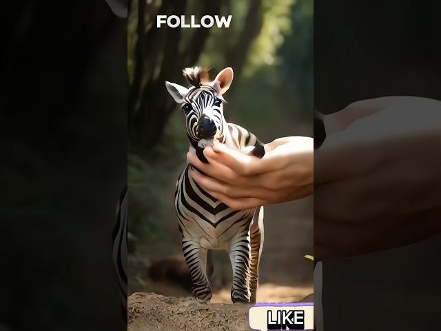 AI generated zebra #song #newsong #bollywood #cute #music #hybridanimals