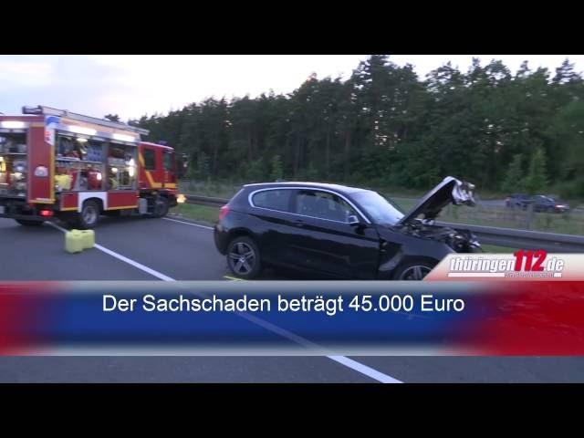 Tödlicher Verkehrsunfall auf der L1048 nahe Rudolstadt