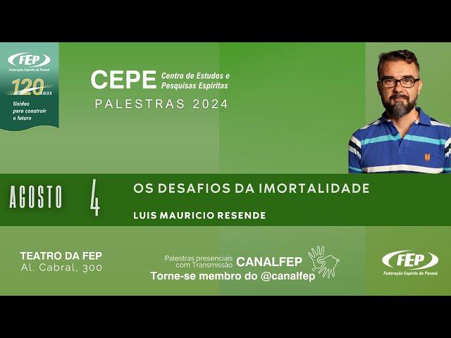 Os desafios da Imortalidade - Luis Mauricio Resende