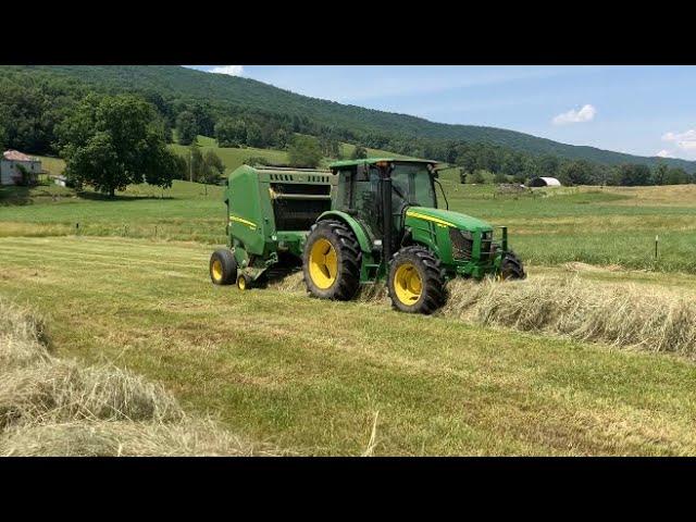 Baling Hay the New School Way