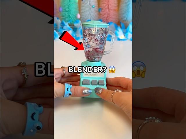 Making SLIME in the WORLD’S SMALLEST BLENDER! ‍