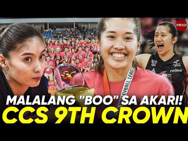 CCS 9th PVL Crown! Fans ALL Out sa CCS and BOO sa Akari!, Bernadeth MVPons ACTIVATED 81% Eff.!