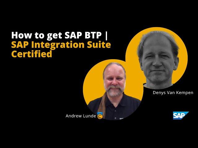 How to get SAP BTP | SAP Integration Suite Certified