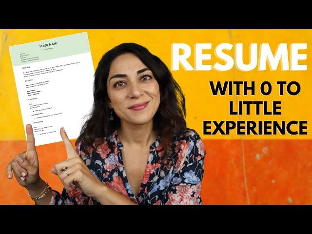 How to Create a [Marketing] Resume with NO Experience