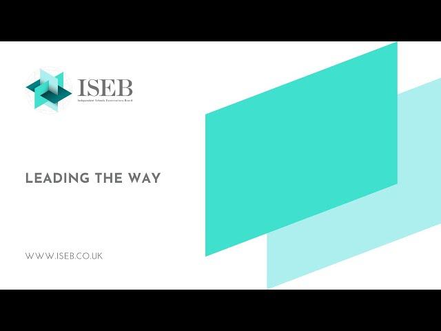 ISEB | Leading the way