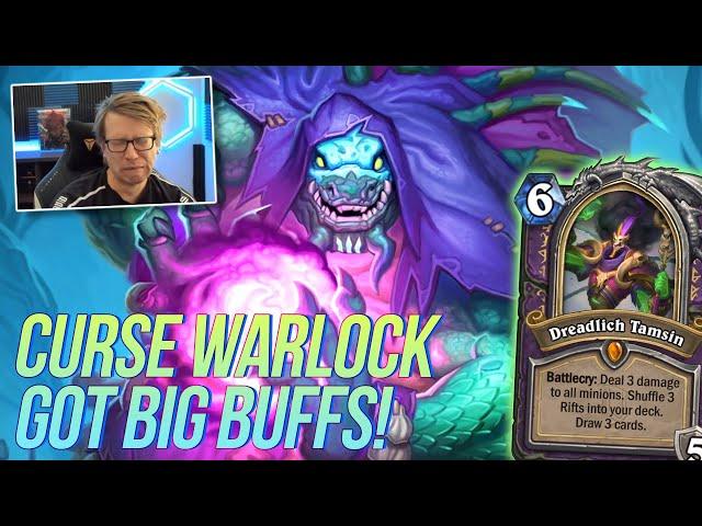 Curse Warlock Got BIG BUFFS! | Hearthstone Standard | Savjz