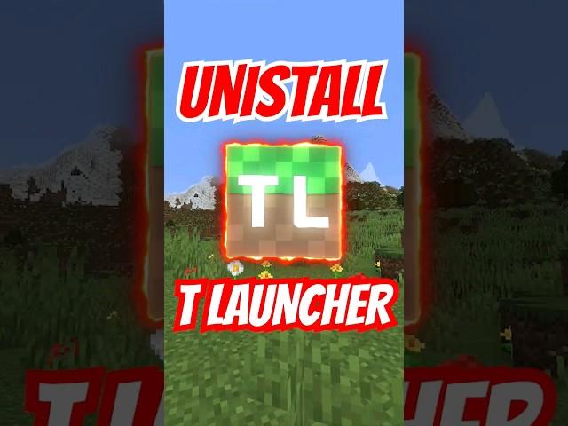 ️UNINSTALL Minecraft TLAUNCHER️ right NOW!!!!
