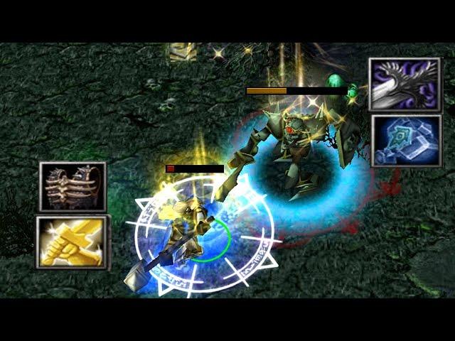 DOTA CARRY OMNIKNIGHT vs SKELETON KING: EPIC BATTLE!