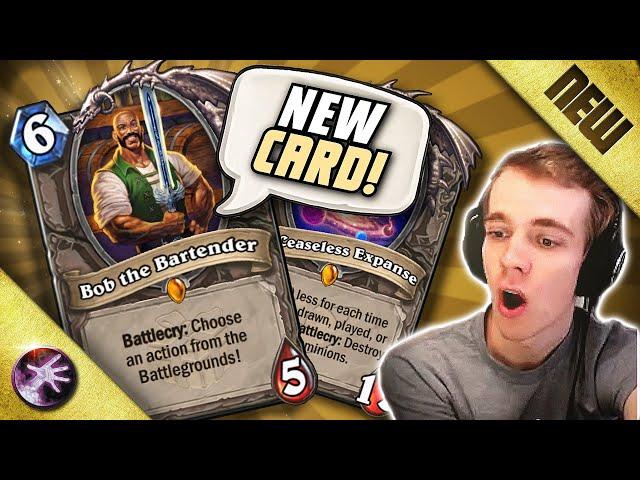 New Card!Bob-lock with INFINITE armor! - Hearthstone Thijs