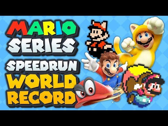 13 Game Super Mario Series Speedrun in 13:13:35 World Record