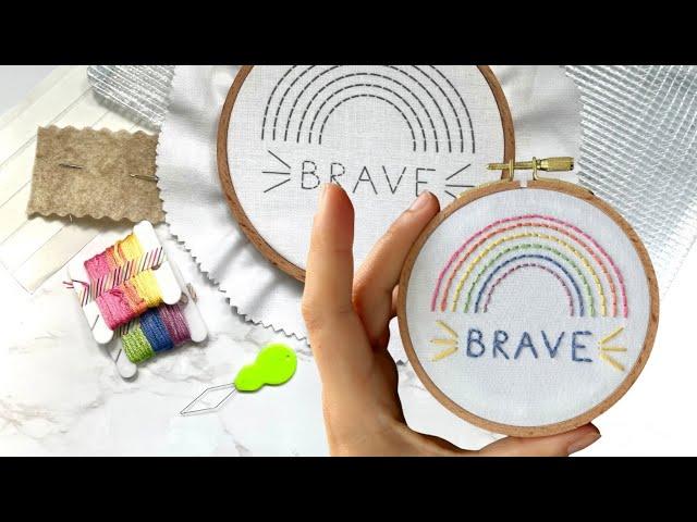 Kids Embroidery - Beginner Embroidery Kit