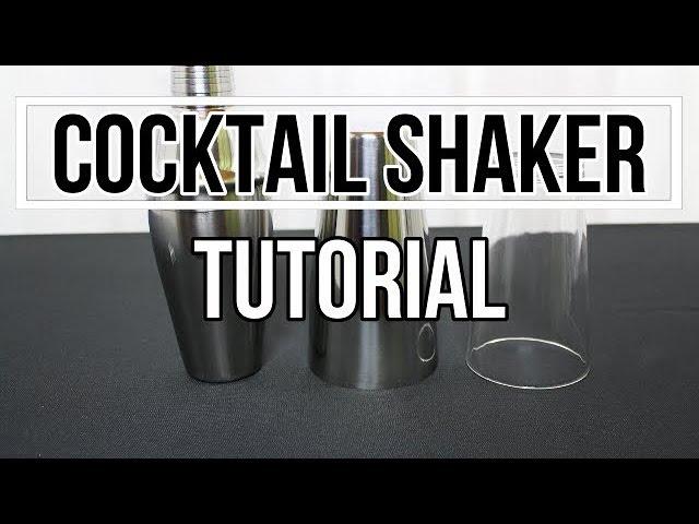 Cocktail Shaker richtig benutzen, Boston Shaker öffnen, Cocktail Shaker Tutorial zum Cocktail mixen