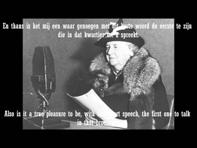 Radio Oranje (Radio Orange) - Queen Wilhelmina/ Koningin Wilhelmina