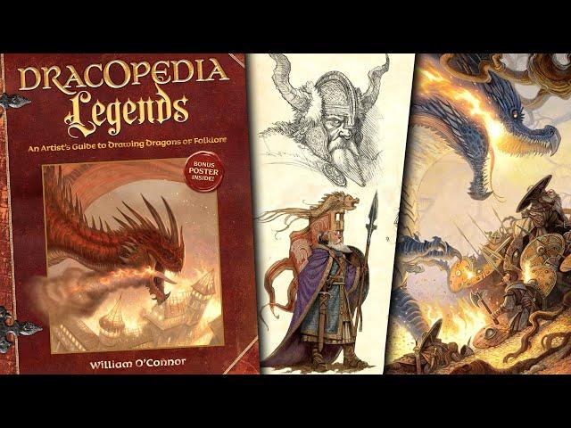 Dracopedia LegendsAn Artist's Guide to Drawing Dragons of Folklore by William O'connor impact books