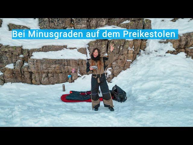 Ich vergesse mein Zelt - Eine Nacht auf dem Preikestolen