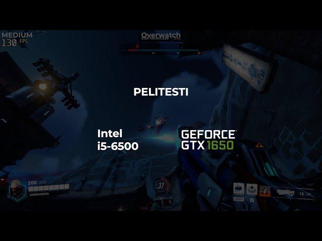 i5-6500 + GTX 1650 pelitesti