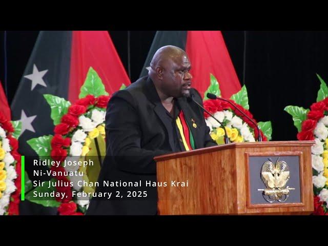 A Nation’s Tribute: Vanuatu’s Emotional Farewell to Sir Julius Chan | Haus Krai 2025