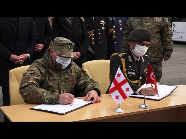 თურქეთმა საქართველოს თავდაცვის ძალებს გრანტის სახით ახალი მატერიალურ-ტექნიკური საშუალებები გადასცა