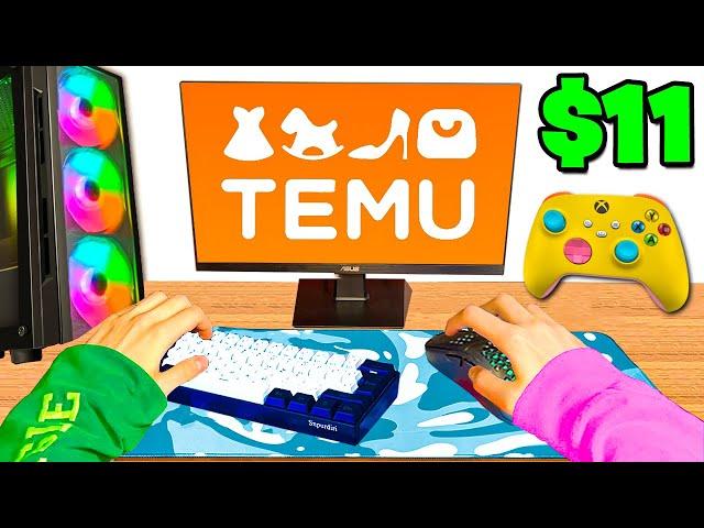 Buying The CHEAPEST Gaming Setup On TEMU..