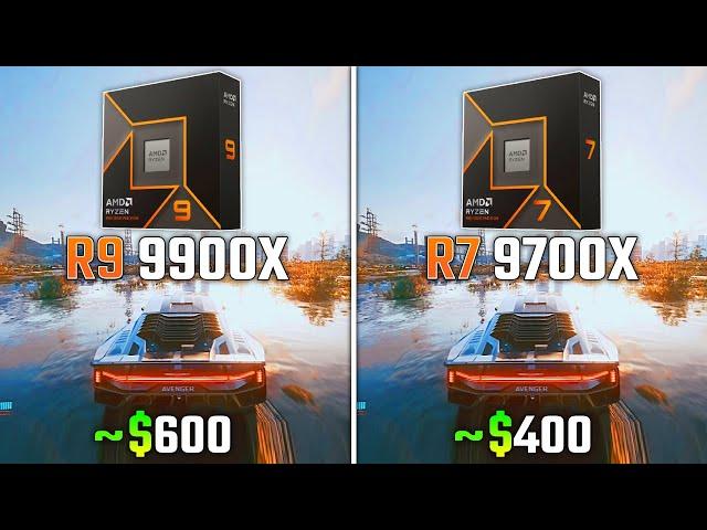 RYZEN 9 9900X vs RYZEN 7 9700X | Test in 6 Games