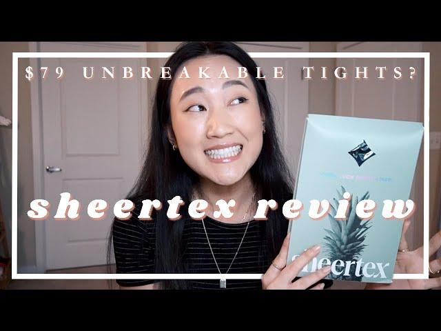 BRUTALLY HONEST SHEERTEX REVIEW | $79 unbreakable sheer tights | sizing, guarantee + an alternative