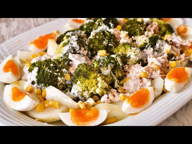  I make this broccoli salad all winter long! really delicious. #broccoli #recipe